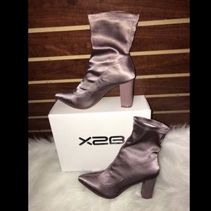Milan Mauve Booties